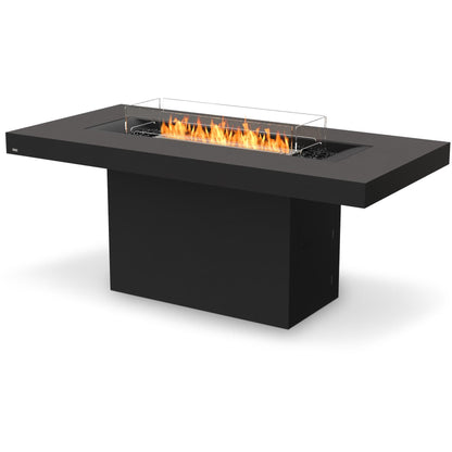 Ecosmart Fire Gin Bar Large Concrete Outdoor Fire Pit Table